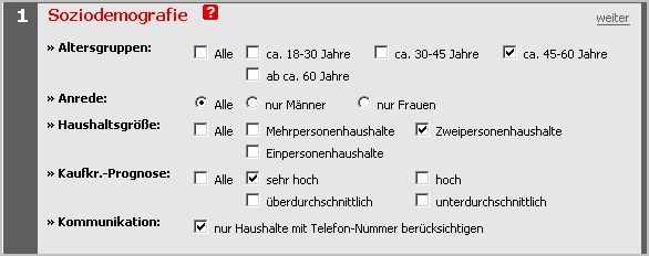 Kaufkraft auswählen Kaufkraft auswählen
