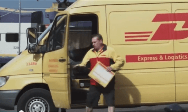 DHL Fahrer